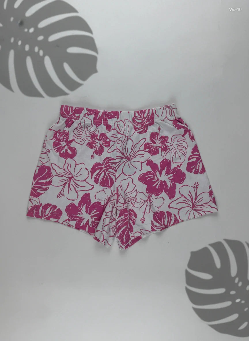 UK Imported secondhand Womens Shorts - Cut Lable brand, Pink Cotton, Premium condition, for Women - Online Thrift Store Karachi Pakistan