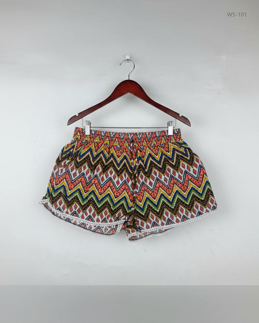 Premium Condition Womens Shorts | Preloved Cut Label | Multi Cotton | Thrift Shop for Women Islamabad Pakistan | OTS