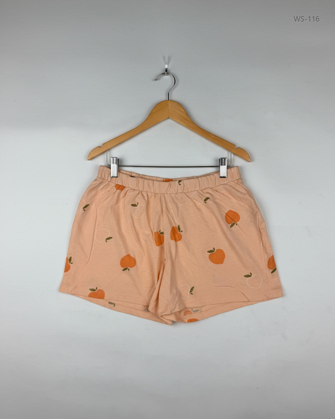 EVERYDAY Peach Orange Womens Shorts (WS-116)