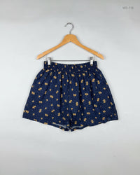 TU Dark Blue Womens Shorts (WS-118)
