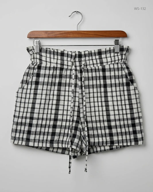Secondhand Branded Womens Shorts by Primark, Beige Cotton fabric, Premium condition, for Women - Online Thrift Shop Karachi Pakistan