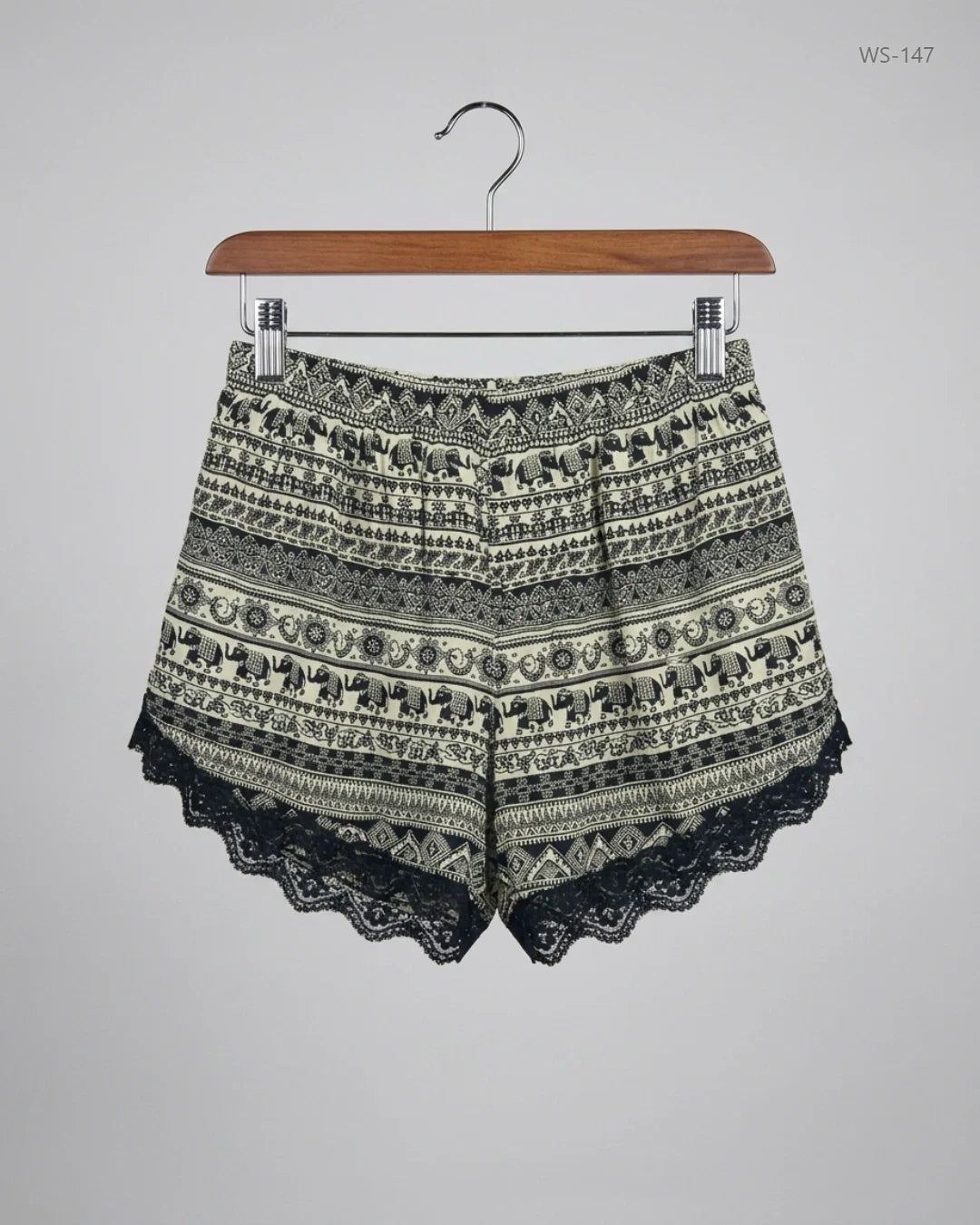 UNKNOWN Light Yellow Womens Shorts (WS-147)