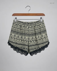 UNKNOWN Light Yellow Womens Shorts (WS-147)