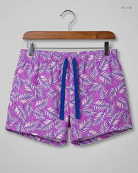 GEORGE Purple Womens Shorts (WS-148)