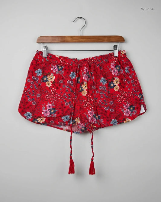 Premium Condition Womens Shorts | Preloved Primark | Red Cotton | Thrift Shop for Women Lahore Pakistan | OTS