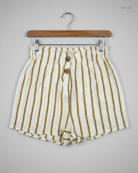 PRIMARK Off White Womens Shorts (WS-155)