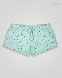 LOVE TO LOUNGE Cyan Womens Shorts (WS-164)