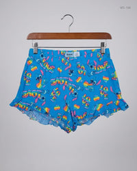 DISNEY Blue Womens Shorts (WS-166)