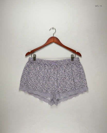 Secondhand Branded Womens Shorts by Primark, Purple Polyester fabric, Premium condition, for Women - Online Thrift Shop Lahore Pakistan