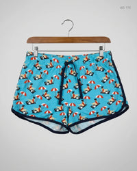 GEORGE Sky Blue Womens Shorts (WS-170)