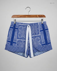 LABLE CUT Blue Womens Shorts (WS-173)