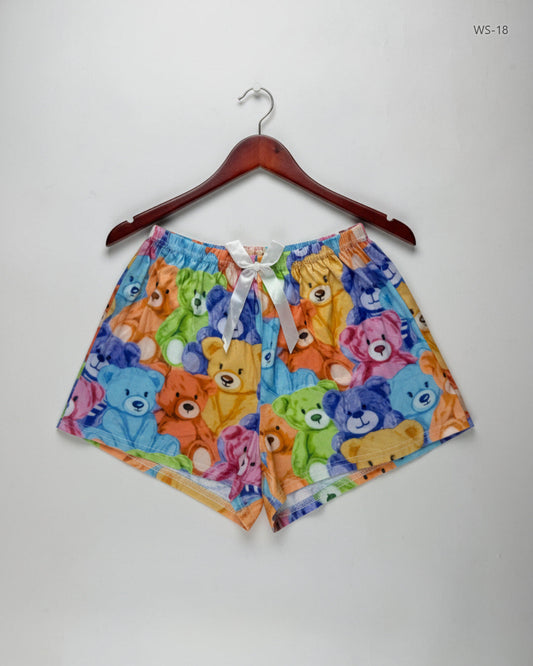 UK Imported secondhand Womens Shorts - Cut Lable brand, Multi Polyester, Premium condition, for Women - Online Thrift Store Karachi Pakistan