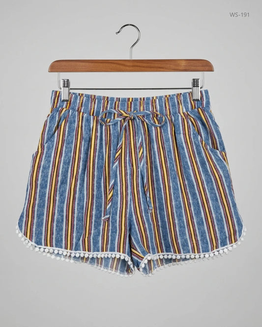 Shop Premium Womens Shorts by M2K | Preloved Branded Clothes | Multi Cotton | Women | OTS Thrift Store Karachi Pakistan