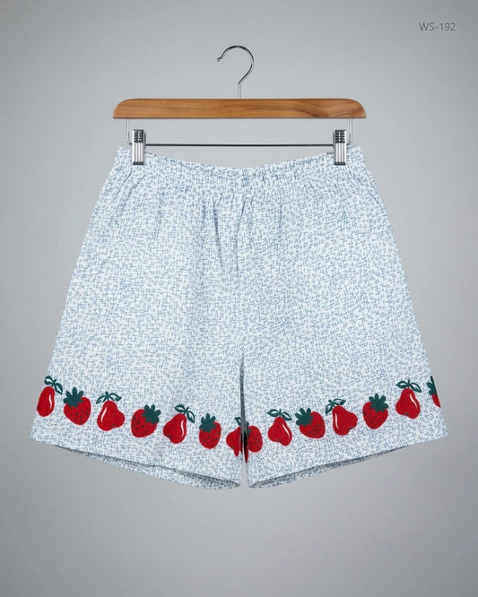 UK Imported secondhand Womens Shorts - Unknown brand, White Cotton, Premium condition, for Women - Online Thrift Store Lahore Pakistan
