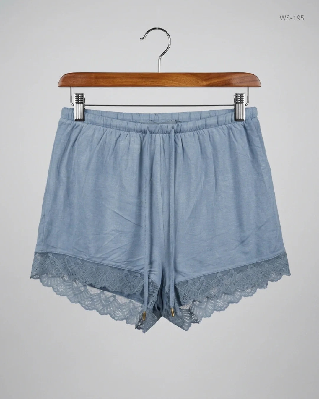 Shop Premium Womens Shorts by PRETTY YOU LONDON | Preloved Branded Clothes | BLUE Polyester | Women | OTS Thrift Store Lahore Pakistan