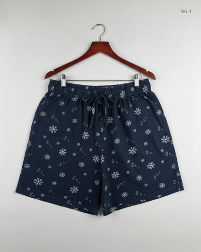 UK Imported secondhand Womens Shorts - Alphar one brand, DarkBlue Polyester, Premium condition, for Women - Online Thrift Store Lahore Pakistan