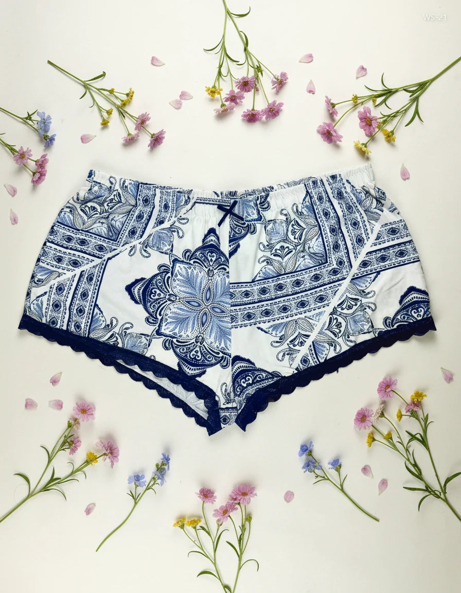 UK Imported secondhand Womens Shorts - Primark brand, Multi Polyester, Premium condition, for Women - Online Thrift Store Lahore Pakistan