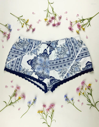 UK Imported secondhand Womens Shorts - Primark brand, Multi Polyester, Premium condition, for Women - Online Thrift Store Lahore Pakistan