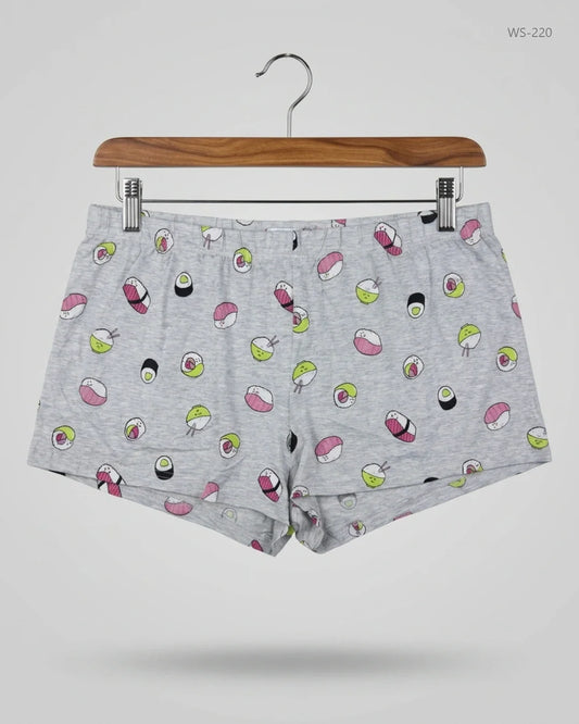 Secondhand Branded Womens Shorts by Primark, SMOKE GRAY Cotton fabric, Premium condition, for Women - Online Thrift Shop Lahore Pakistan