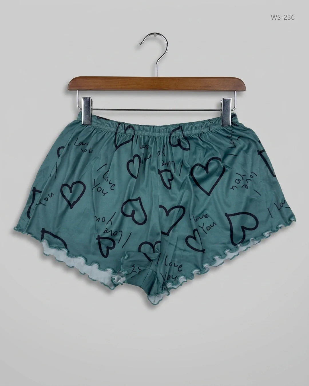 UNKNOWN Green Womens Shorts (WS-236)