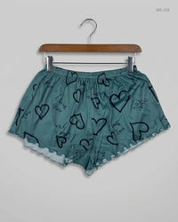 UNKNOWN Green Womens Shorts (WS-236)