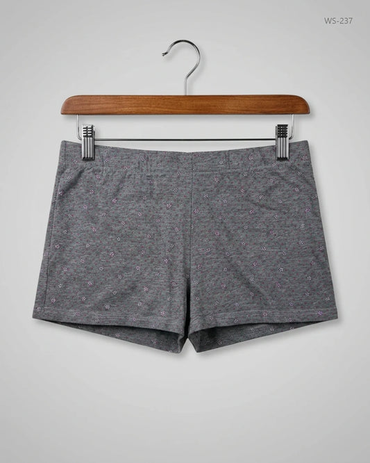 UK Imported secondhand Womens Shorts - DISNEP STORE brand, Gray Cotton, Premium condition, for Women - Online Thrift Store Peshawar Pakistan