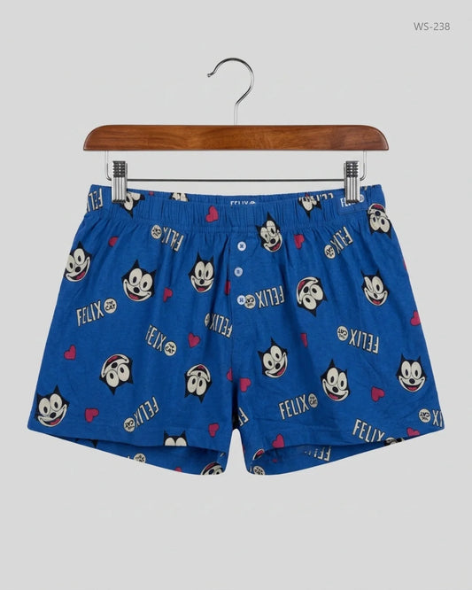 UK Imported secondhand Womens Shorts - Primark brand, Blue Cotton, Premium condition, for Women - Online Thrift Store Islamabad Pakistan