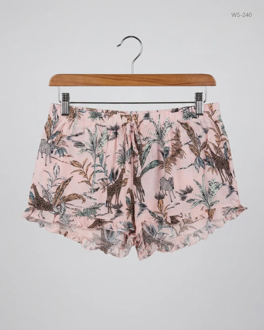 Premium Condition Womens Shorts | Preloved LOVE TO LOUNGE | PEACH PINK Cotton | Thrift Shop for Women Peshawar Pakistan | OTS