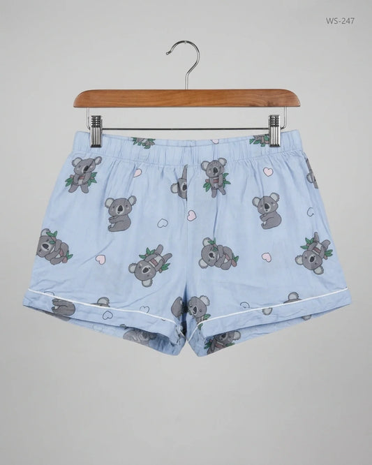 Preloved Premium Womens Shorts by New Look, SkyBlue Polyester for Women - OTS Thrift Shop Karachi Pakistan