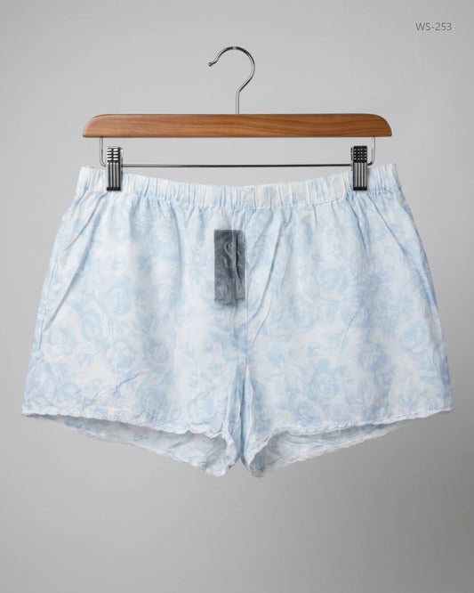 Preloved Premium Womens Shorts by Unknown, White Cotton for Women - OTS Thrift Shop Peshawar Pakistan