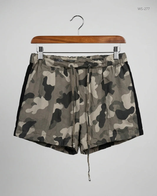 Womens Shorts | Stradivarius | Preloved Branded | Army Green Cotton | Premium | OTS Thrift Store Peshawar Pakistan