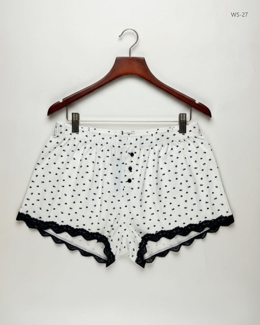 Shop Premium Womens Shorts by Primark | Preloved Branded Clothes | White Cotton | Women | OTS Thrift Store Karachi Pakistan