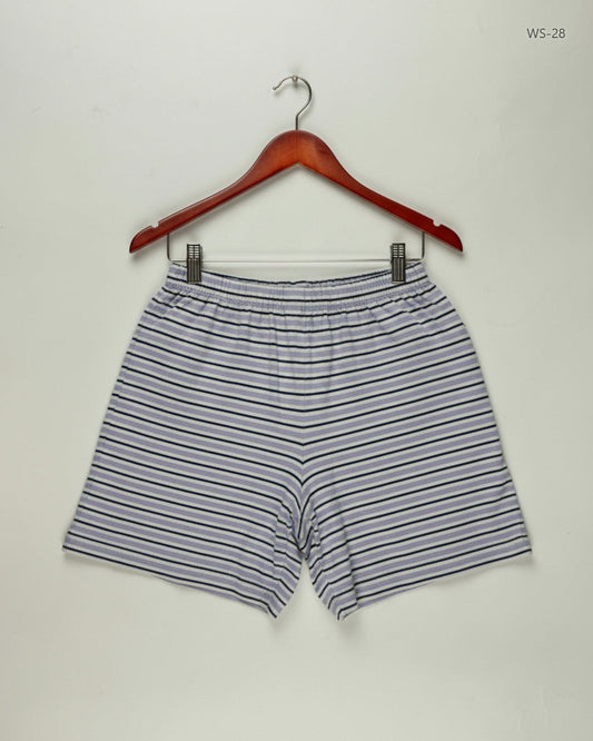 Secondhand Branded Womens Shorts by Despicable, Purple Cotton fabric, Premium condition, for Women - Online Thrift Shop Islamabad Pakistan