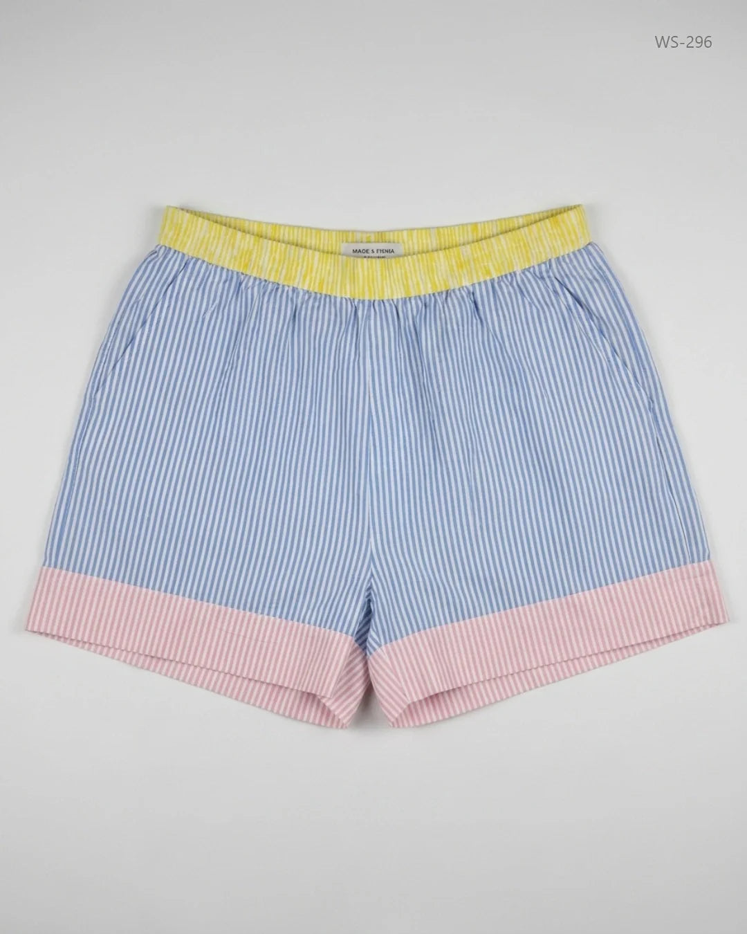 STRADIVARIUS Sky Blue Womens Shorts (WS-296)