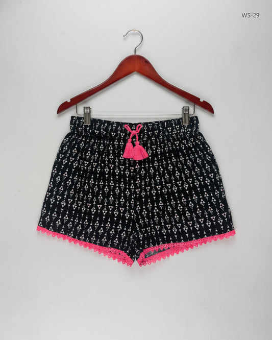 Premium Condition Womens Shorts | Preloved Primark | Black Cotton | Thrift Shop for Women Islamabad Pakistan | OTS