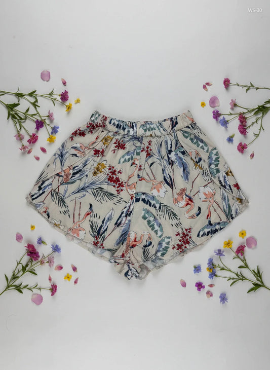 Premium Condition Womens Shorts | Preloved pull&Bear | Multi Cotton | Thrift Shop for Women Karachi Pakistan | OTS