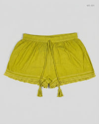 PAPAYA Yellow Womens Shorts (WS-301)