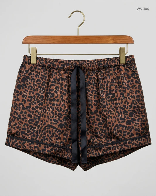 Shop Premium Womens Shorts by Primark | Preloved Branded Clothes | Leopard Silk | | OTS Thrift Store Islamabad Pakistan