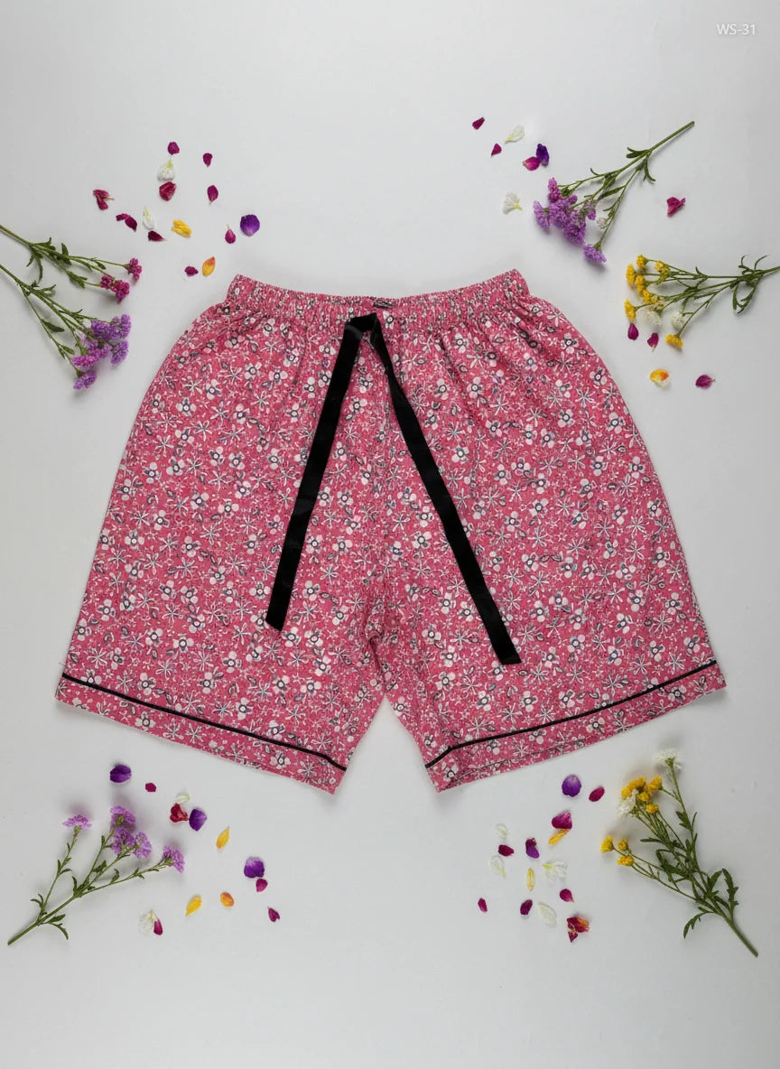 Cut Label Pink Women's Shorts (WS-31)