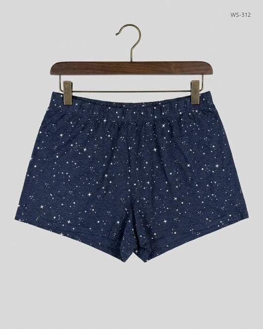 Secondhand Branded Womens Shorts by F&F, Blue Cotton fabric, Premium condition, for - Online Thrift Shop Peshawar Pakistan