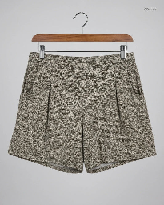 Preloved Premium Womens Shorts by TU, Brown Viscose for Women - OTS Thrift Shop Islamabad Pakistan