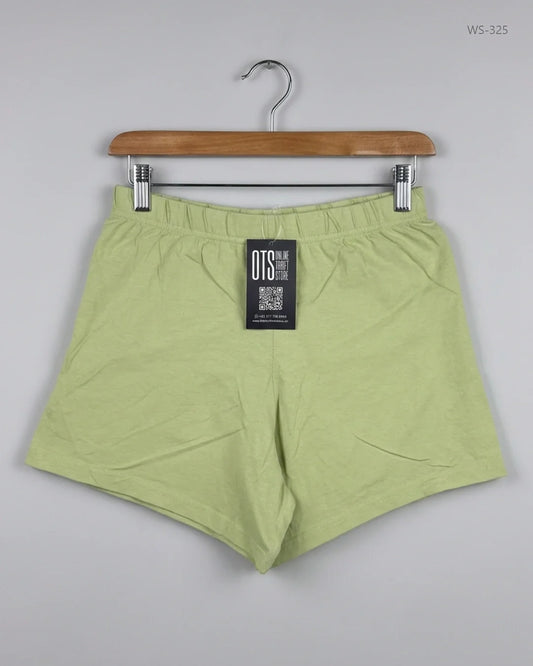 Shop Premium Womens Shorts by Primark | Preloved Branded Clothes | Green Cotton | Women | OTS Thrift Store Islamabad Pakistan