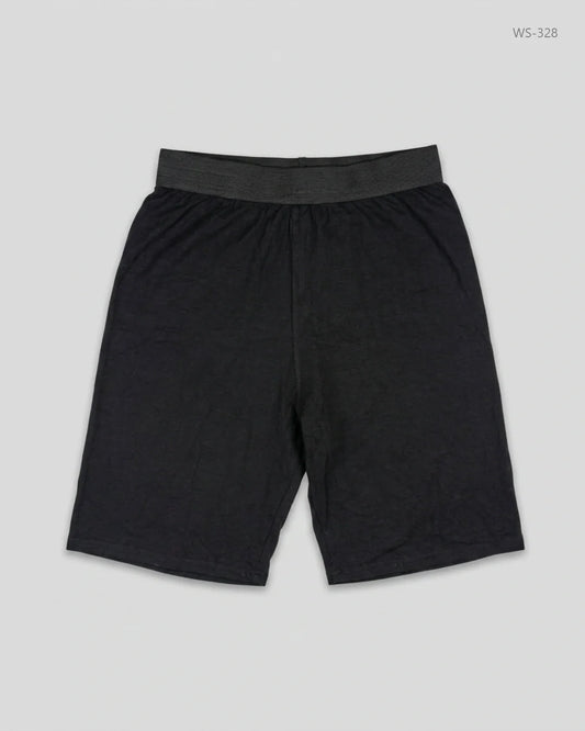 Shop Premium Womens Shorts by Boohoo | Preloved Branded Clothes | Black Viscose | Women | OTS Thrift Store Islamabad Pakistan