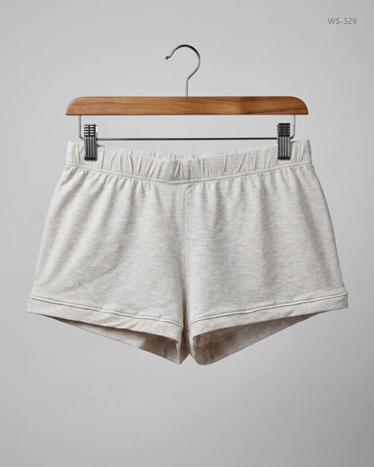 Preloved Premium Womens Shorts by Unknow, OffWhite Cotton for Women - OTS Thrift Shop Lahore Pakistan