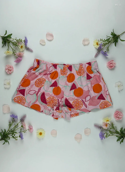 Secondhand Branded Womens Shorts by Cut Lable, Multi Cotton fabric, Premium condition, for Women - Online Thrift Shop Karachi Pakistan