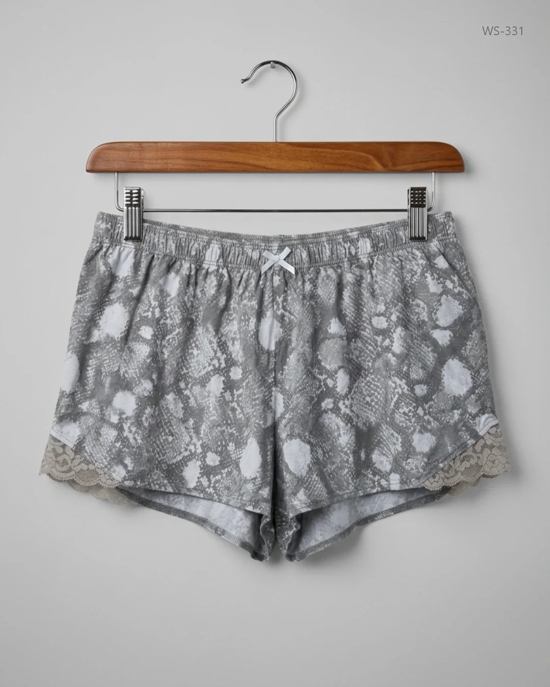 Shop Premium Womens Shorts by LOVE TO LOUNGE | Preloved Branded Clothes | Gray Polyester | Women | OTS Thrift Store Islamabad Pakistan