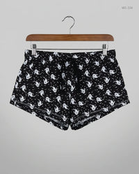 LOVE TO LOUNGE Black Womens Shorts (WS-334)