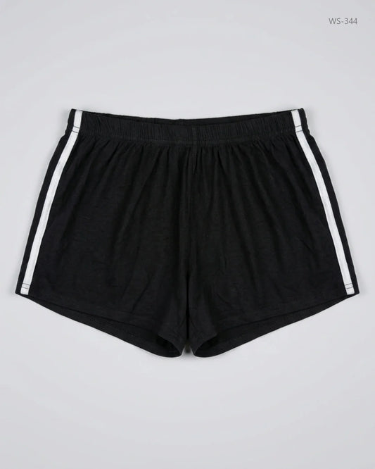 Premium Condition Womens Shorts | Preloved I SAW IT FIRST | Black Cotton | Thrift Shop for Women Peshawar Pakistan | OTS