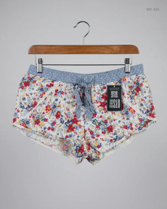 Secondhand Branded Womens Shorts by Marks & Spencer, Multi Cotton fabric, Premium condition, for Women - Online Thrift Shop Peshawar Pakistan