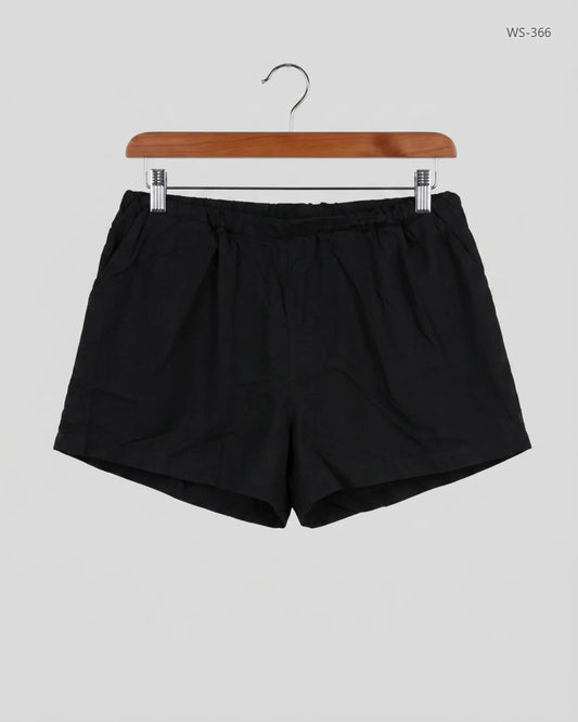 Premium Condition Womens Shorts | Preloved Primark | Black Viscose | Thrift Shop for Women Peshawar Pakistan | OTS
